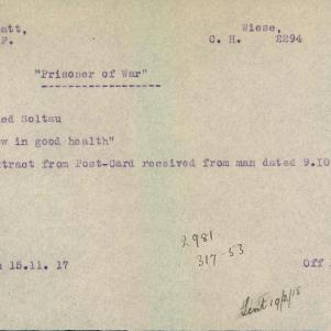Soldier packet page