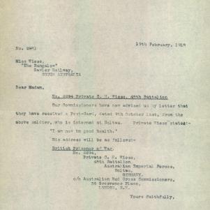 Soldier packet page