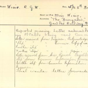 Soldier packet page