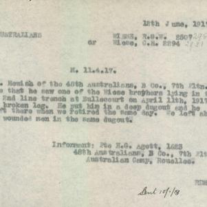 Soldier packet page