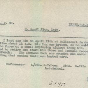 Soldier packet page