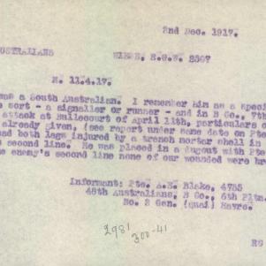 Soldier packet page