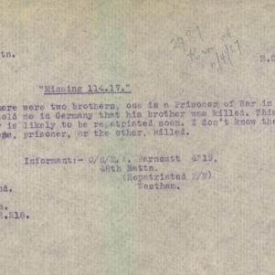 Soldier packet page