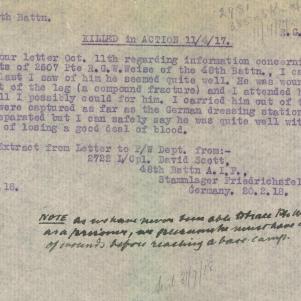 Soldier packet page