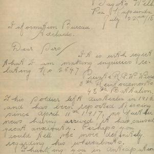 Soldier packet page