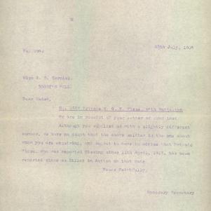 Soldier packet page
