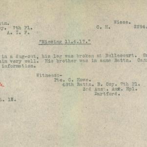 Soldier packet page