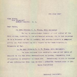 Soldier packet page