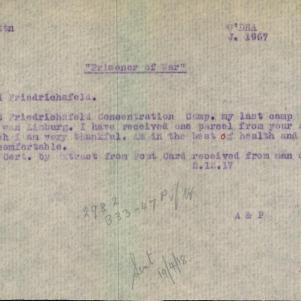 Soldier packet page
