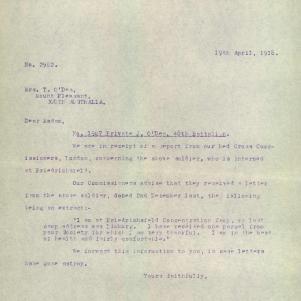Soldier packet page