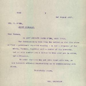 Soldier packet page