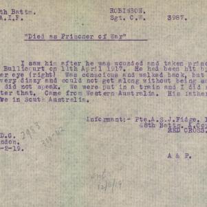 Soldier packet page