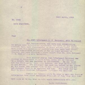 Soldier packet page