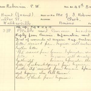 Soldier packet page