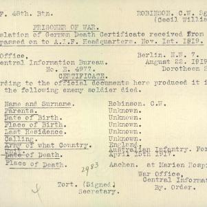 Soldier packet page