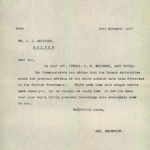 Soldier packet page