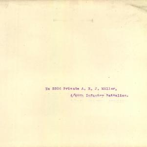 Soldier packet page