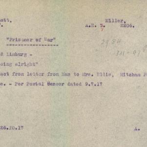 Soldier packet page