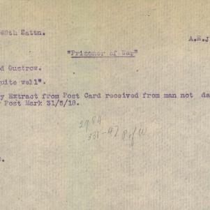 Soldier packet page