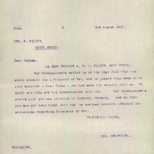 Soldier packet page