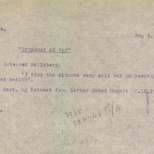 Soldier packet page
