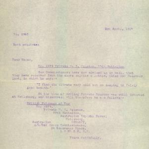 Soldier packet page