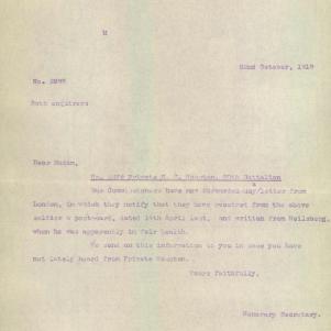 Soldier packet page