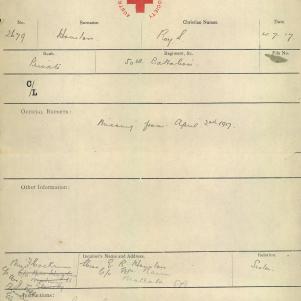 Soldier packet page
