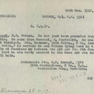 Soldier packet page