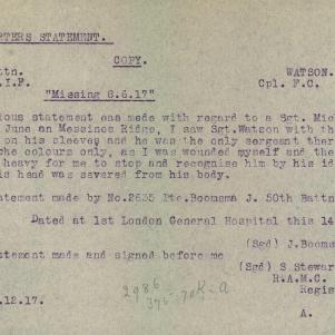 Soldier packet page