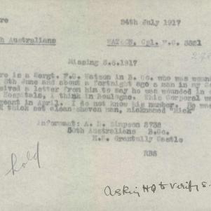 Soldier packet page