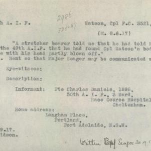 Soldier packet page