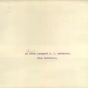 Soldier packet page