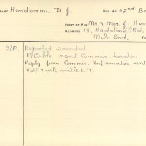 Soldier packet page