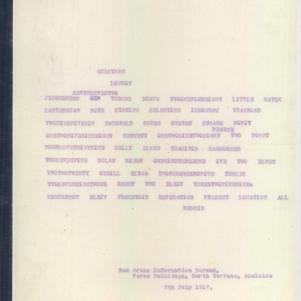 Soldier packet page