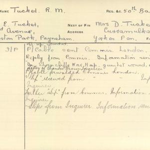 Soldier packet page