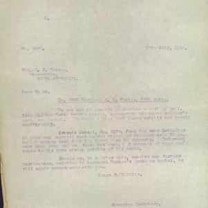 Soldier packet page