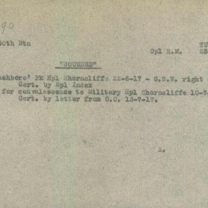 Soldier packet page