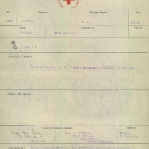 Soldier packet page
