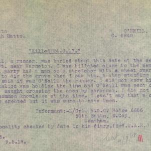 Soldier packet page