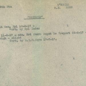 Soldier packet page