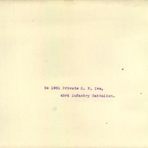 Soldier packet page