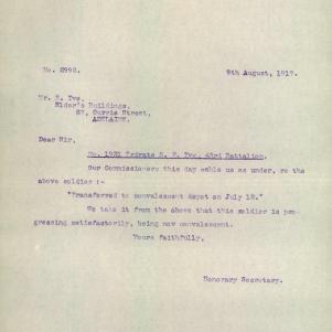 Soldier packet page