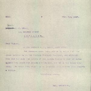Soldier packet page