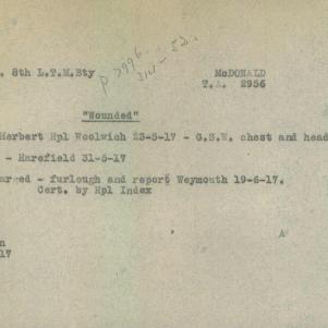 Soldier packet page