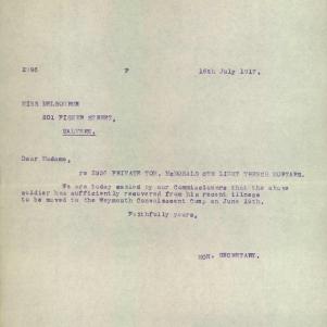 Soldier packet page