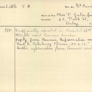 Soldier packet page