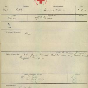 Soldier packet page