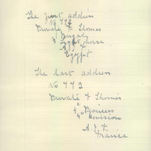 Soldier packet page