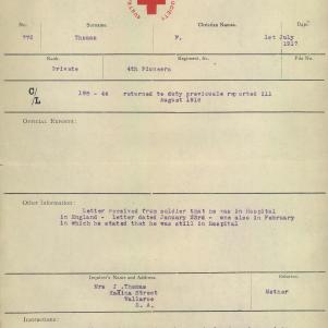Soldier packet page